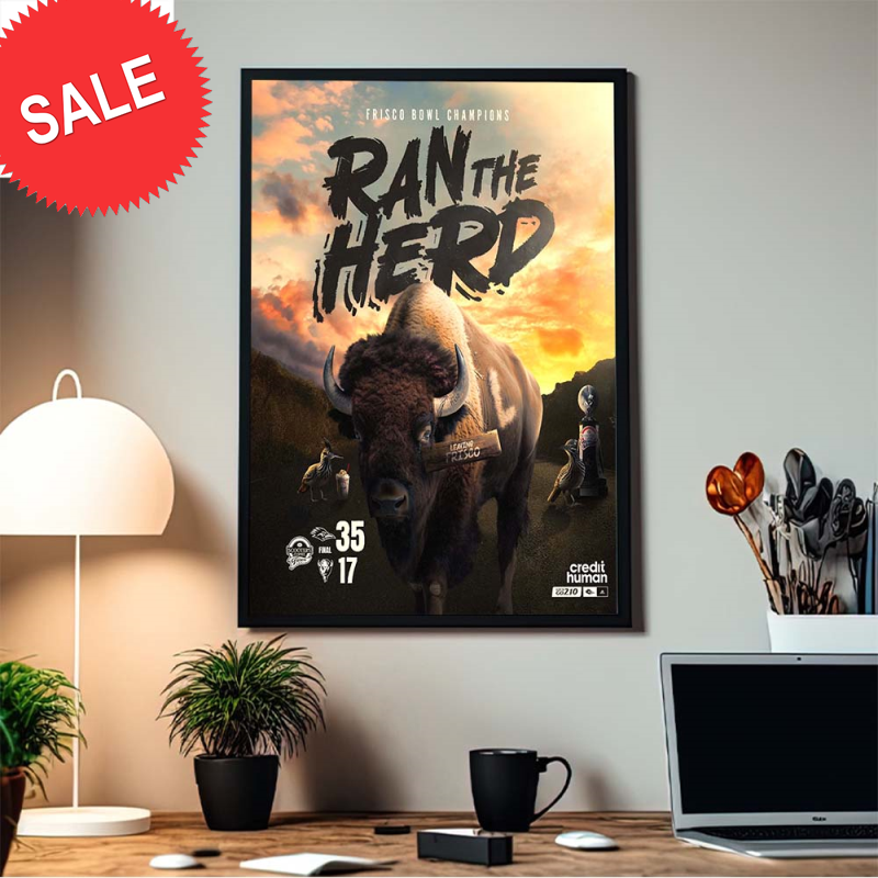 Congrats UTSA Roadrunners Are 2023 Frisco Bowl Champions Ran The Herd Funny Home Decor Poster Canvas.jpg