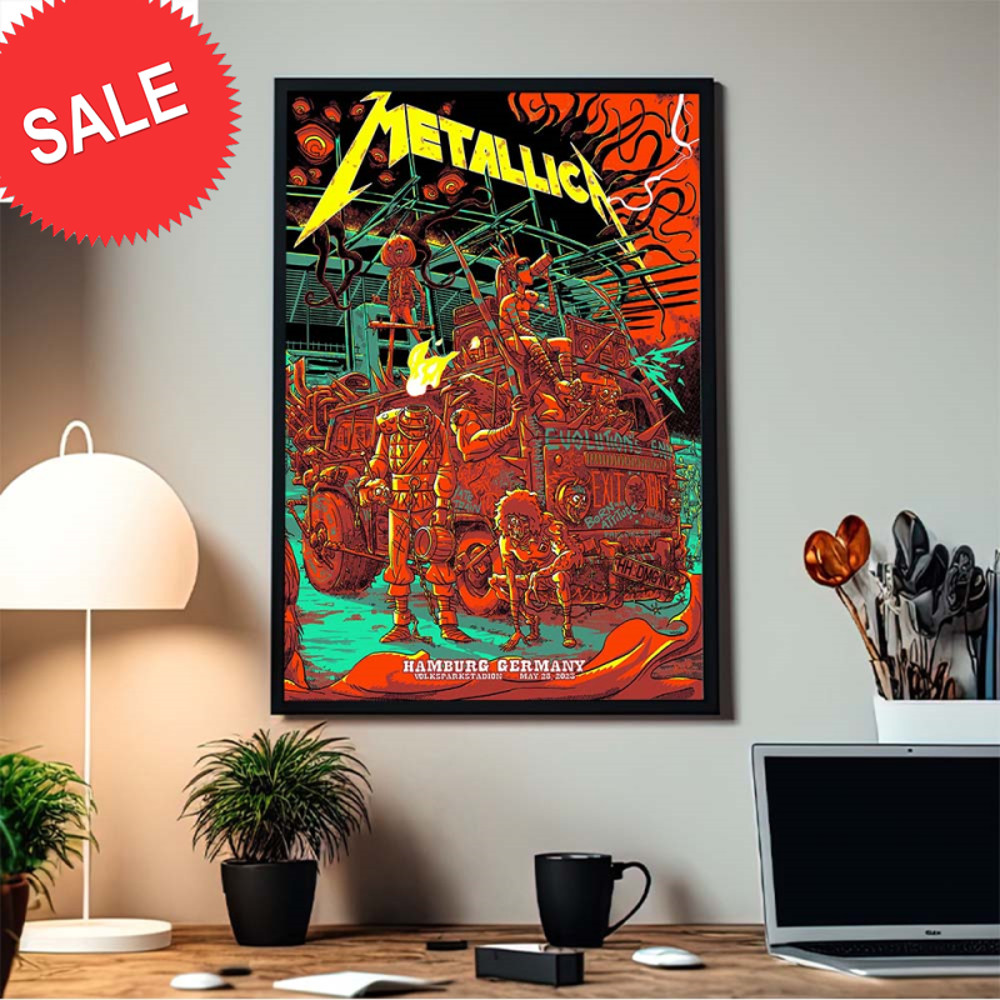 Metallica Night Two Of The M72 World Tour No Repeat Weekend In Hamburg Germany Home Decor Poster Canvas.jpg
