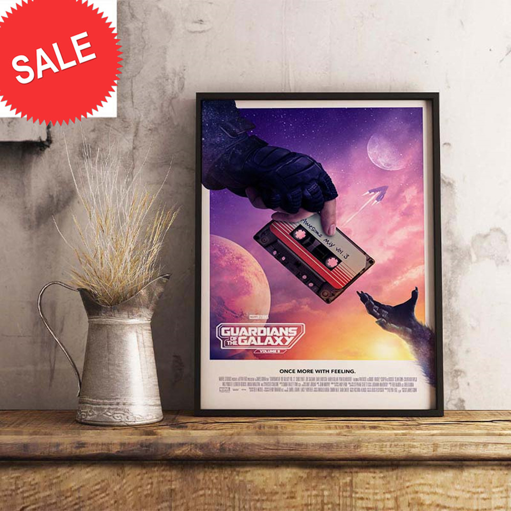 Guardians Of The Galaxy Vol 3 Rocket Racoon The Touch Of God Once More With Feeling Official Poster Canvas.jpg