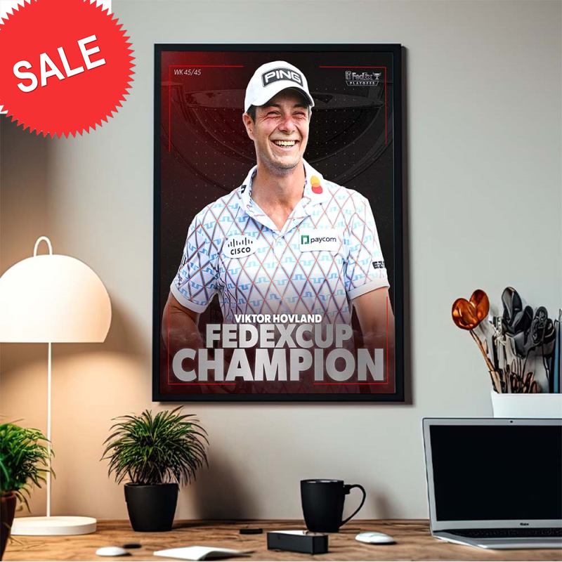 Viktor Hovland Is The 2023 Fedexcup Champion The Third Victory Of The Season Home Decor Poster CanvasHome Decor Poster Canvas.jpg