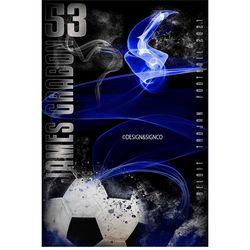 soccer template 24x36 inch 300dpi photoshop digital download banner senior sports poster senior banner design psd