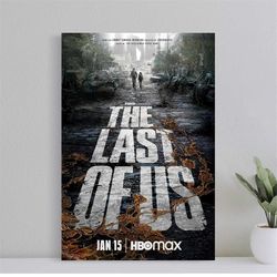 the last of us movie poster, 2023 film art print, art poster for gift, halloween decor poster, halloween gift for men, (