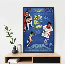 do the right thing vintage movie poster art room decor canvas poster