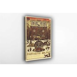 fantastic mr fox, wes anderson poster, canvas wall art, wall decor, , room decor, home decor, movie poster for gift