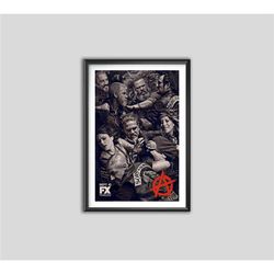 Sons Of Anarchy Framed Poster | Jax Teller Poster | Framed High Quality Wall Art Decor/Home Decoration Ready To Hang