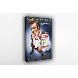 ace ventura pet detective poster , canvas wall art, wall decor, , room decor, home decor, movie poster for gift