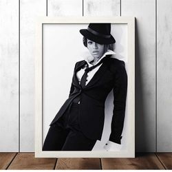 beyonc poster - music fan collectibles - vintage music poster - home decor - wall art
