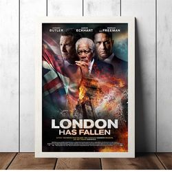london has fallen classic movie poster - film fan collectibles - vintage movie poster - home decor - wall art