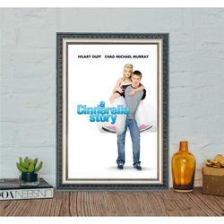 a cinderella story movie poster, a cinderella story classic vintage movie poster, classic movie canvas cloth poster