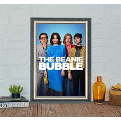 the beanie bubble movie poster, the beanie bubble (2023) classic vintage movie poster, canvas cloth poster