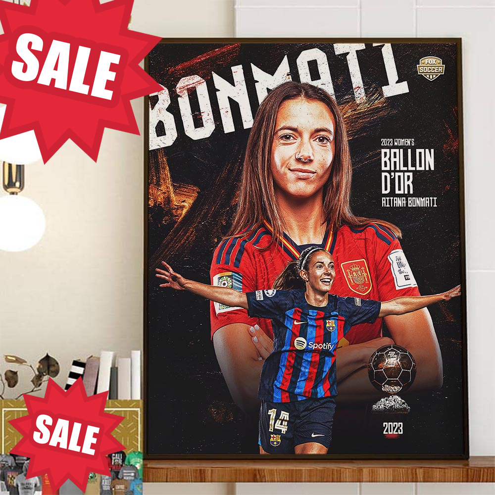 Aitana Bonmati Wins The 2023 Womens Ballon dOr Home Decor Poster Canvas.jpg