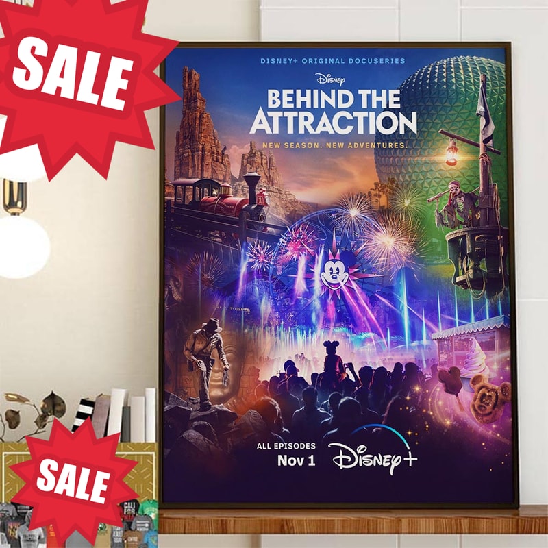 Disney Behind The Attraction New Season New Adventures Home Decor Poster Canvas.jpg