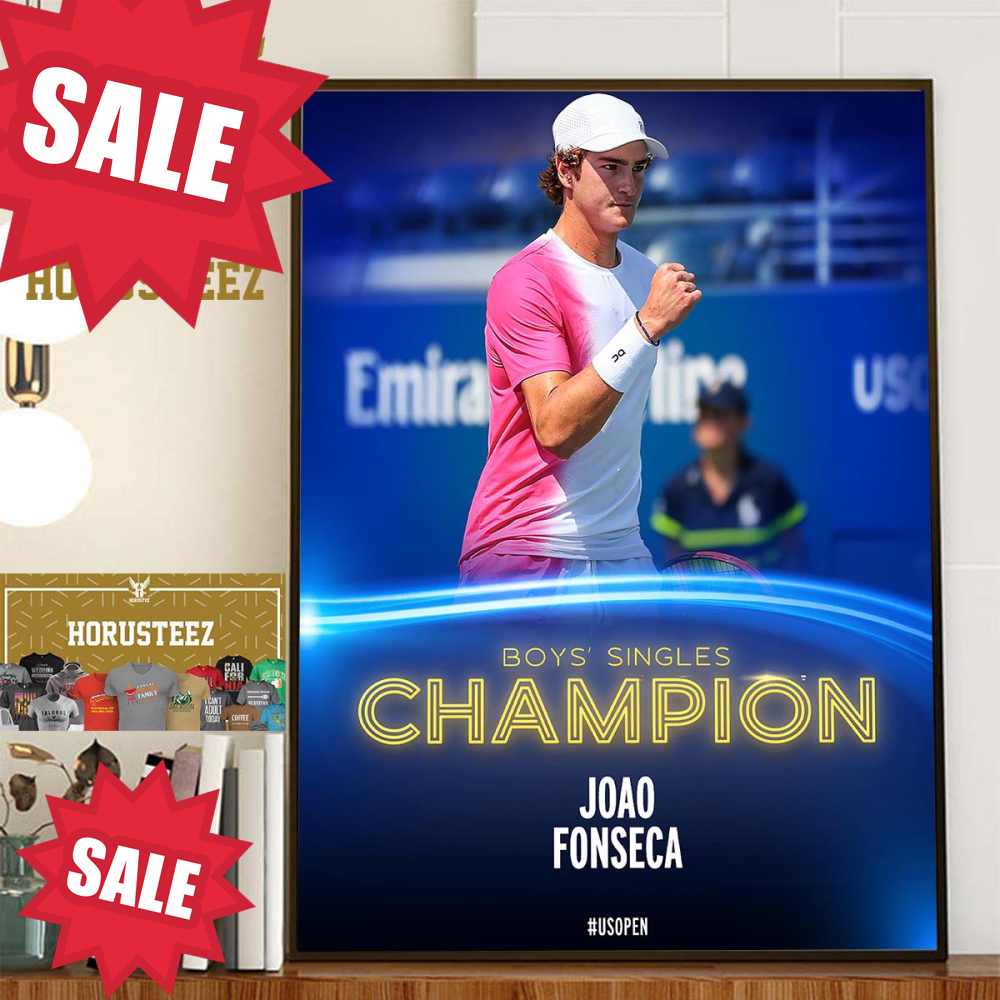 Joao Fonseca Is The Boys Singles Champion At US Open 2023 Home Decor Poster Canvas.jpg
