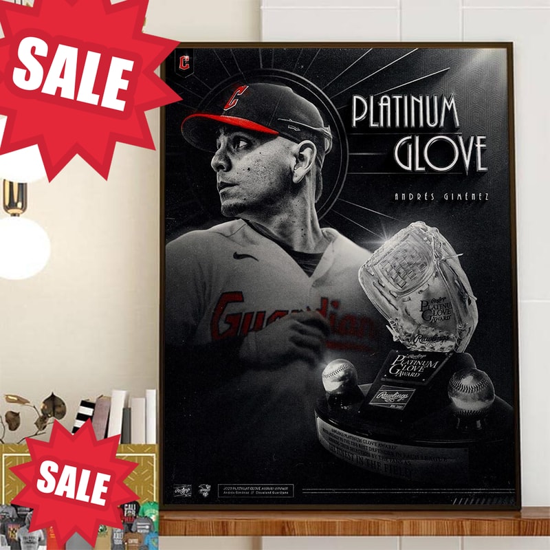 Congrats To Andres Gimenez The 2023 AL Platinum Glove Winner Home Decor Poster Canvas.jpg
