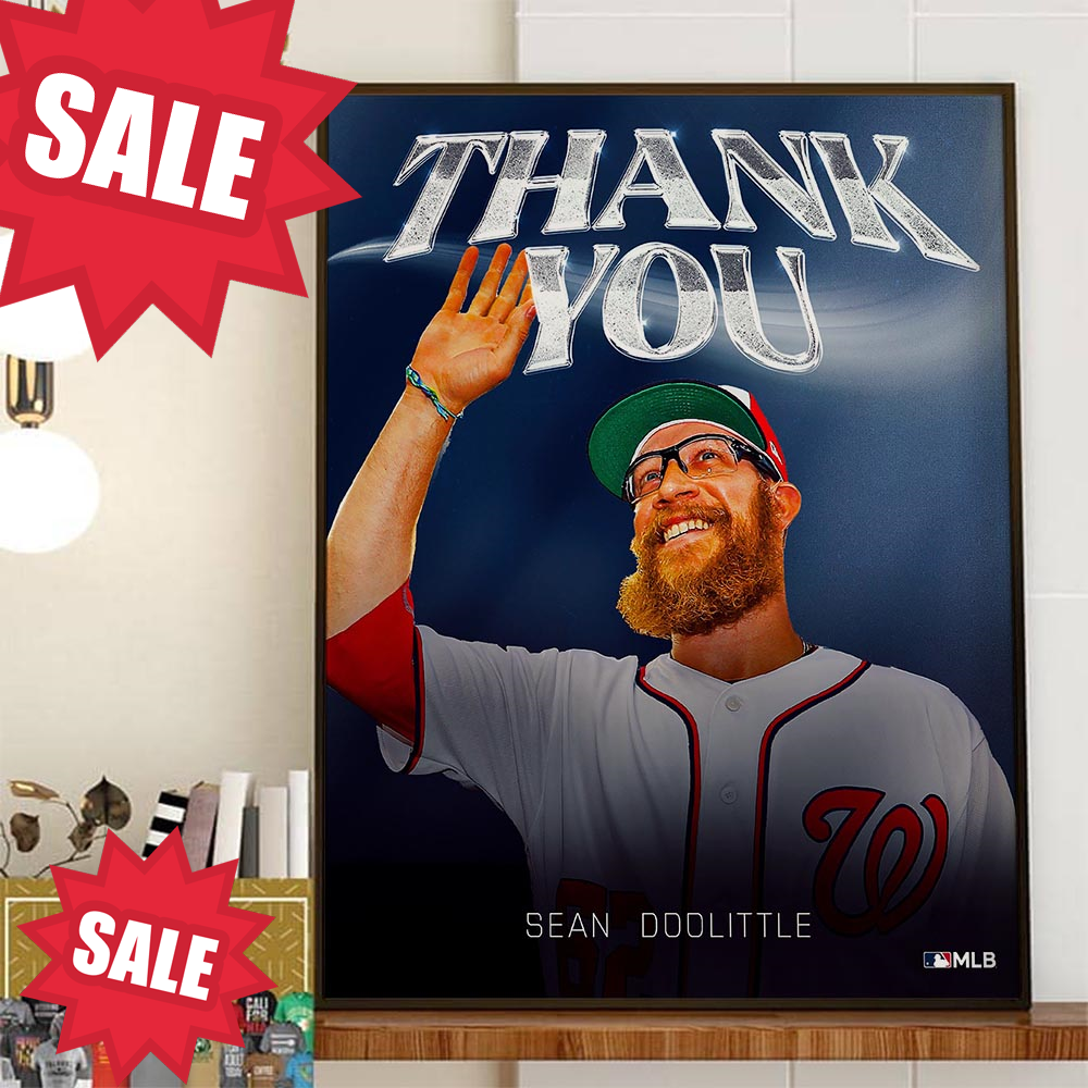 Congratulations On A Great Career And Thank You Sean Doolittle Home Decor Poster Canvas.jpg