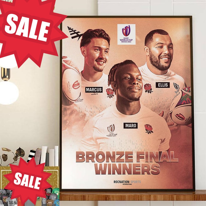 Congrats England Clinch Third Place At The 2023 Rugby World Cup Home Decor Poster Canvas.jpg