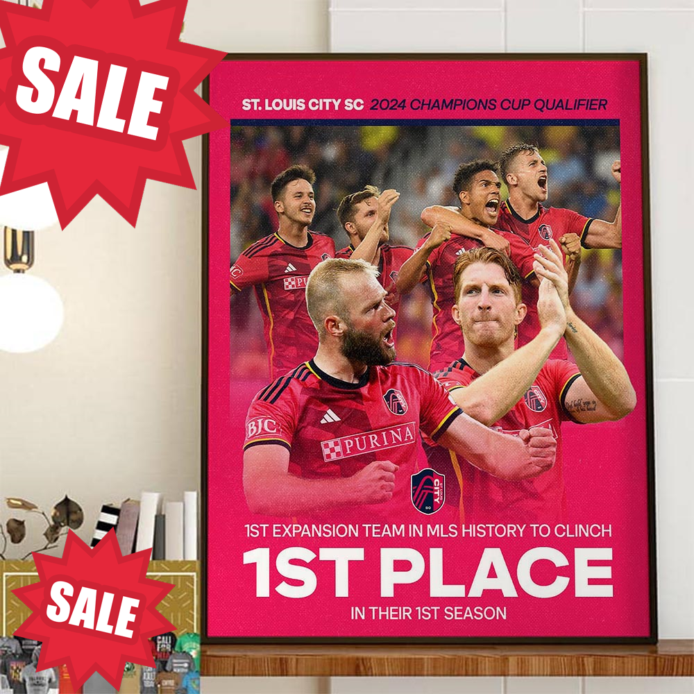 Congratulations to St Louis City SC 2024 Champions Cup Qualifier Home Decor Poster Canvas.jpg