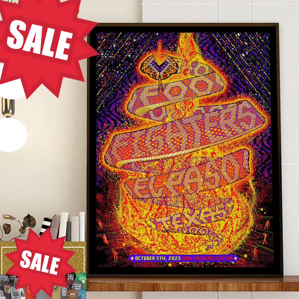 Foo Fighters at Don Haskins Center El Paso Texas October 5th 2023 Home Decor Poster Canvas.jpg