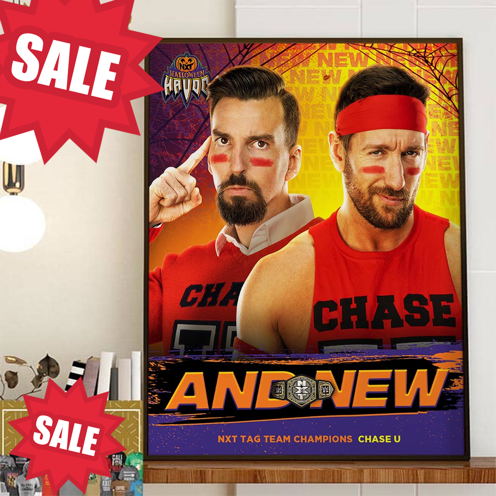 Andre Chase And Duke Hudson Are The New WWE NXT Tag Team Champions Home Decor Poster Canvas.jpg