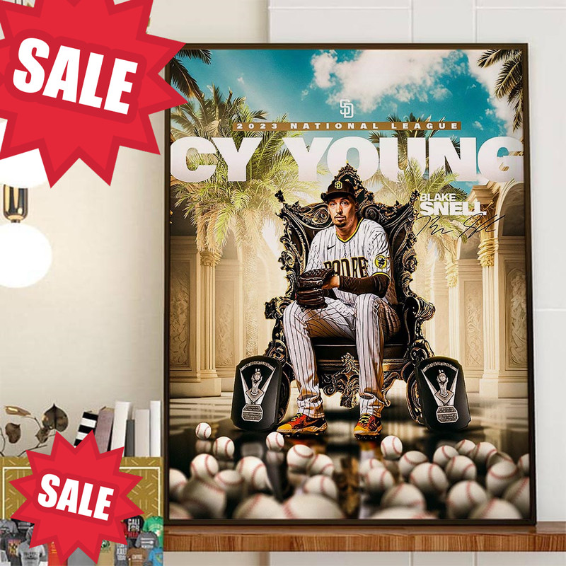 Congratulations to Blake Snell Is The 2023 NL CY Young Award Winner Home Decor Poster Canvas.jpg