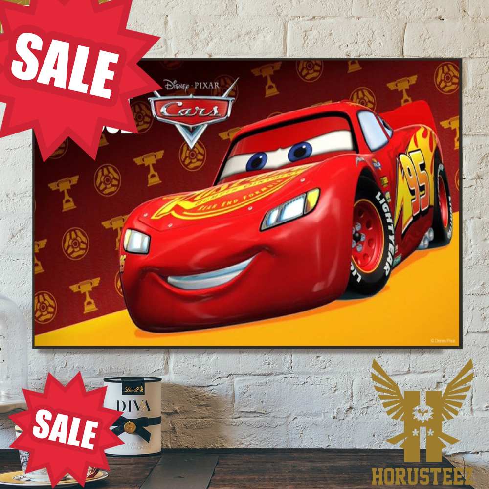 Disney Pixar Cars Lightning McQueen Is Being Added to Rocket League Home Decor Poster Canvas.jpg