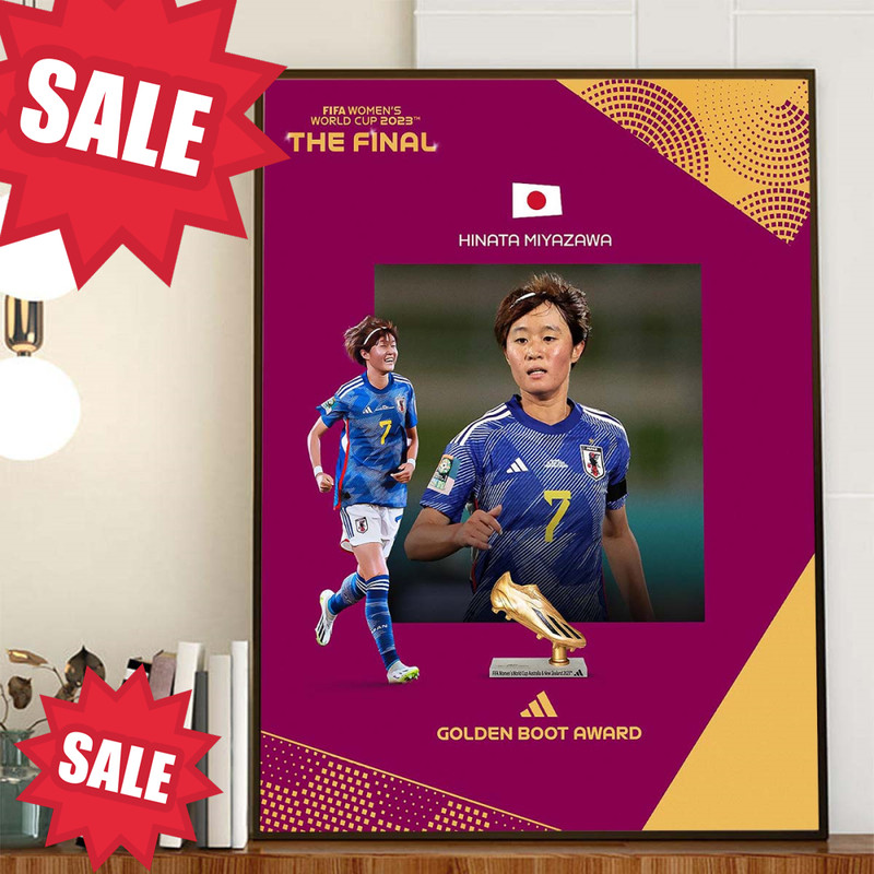 Hinata Miyazawa Is The Golden Boot Award at FIFA Womens World Cup 2023 Home Decor Poster Canvas.jpg