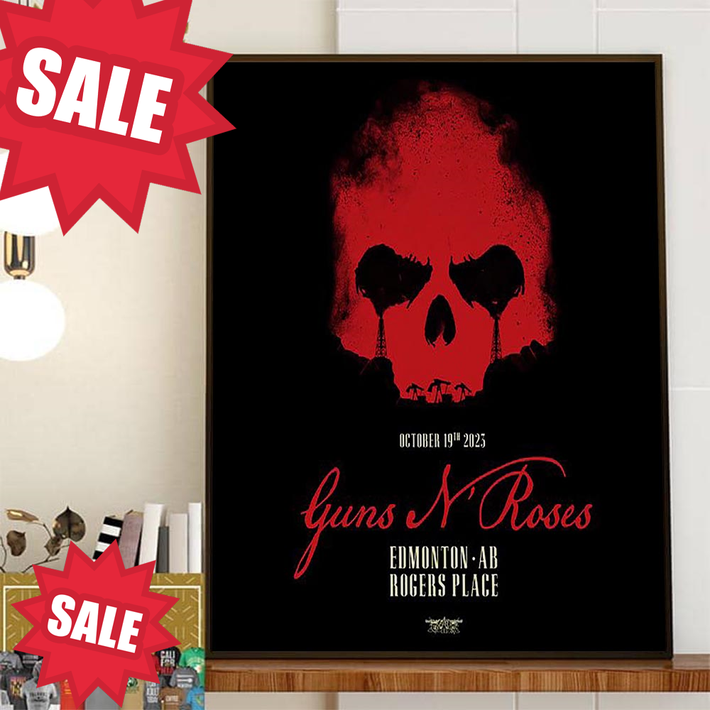 Guns N Roses Show at Rogers Place Edmonton Alberta CA October 19th 2023 Home Decor Poster Canvas.jpg