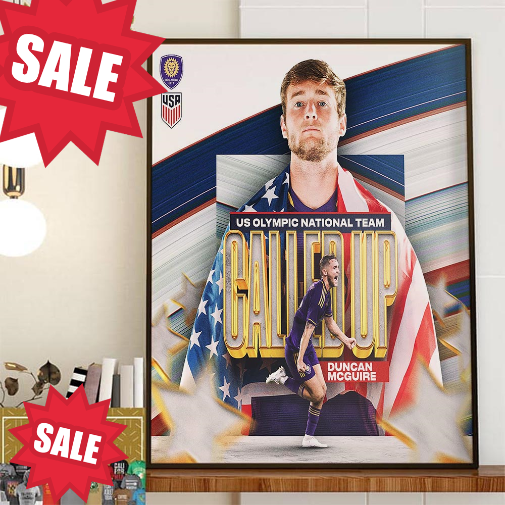 Congrats to Orlando City SC Duncan McGuire Called Up To The US Olympic National Team Home Decor Poster Canvas.jpg
