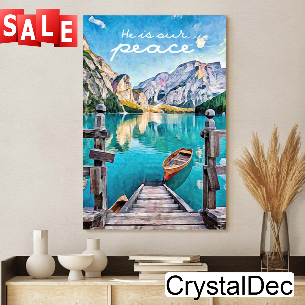 He Is Our Peace Poster Canvas.jpg