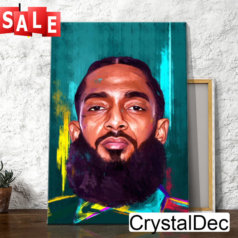Nipsey Hussle Artwork Poster Canvas.jpg
