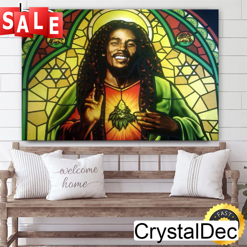 Bob Marley Black Jesus Poster Canvas.jpg