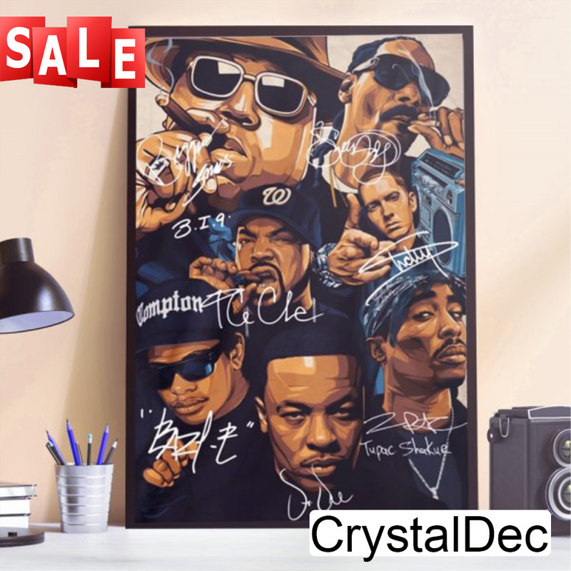 Hip Hop Gangstarap80s Artwork Canvas.jpg