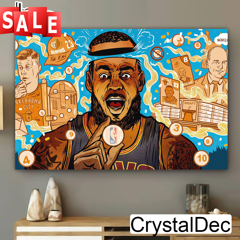 The King of Memphis NBA Poster Canvas.jpg
