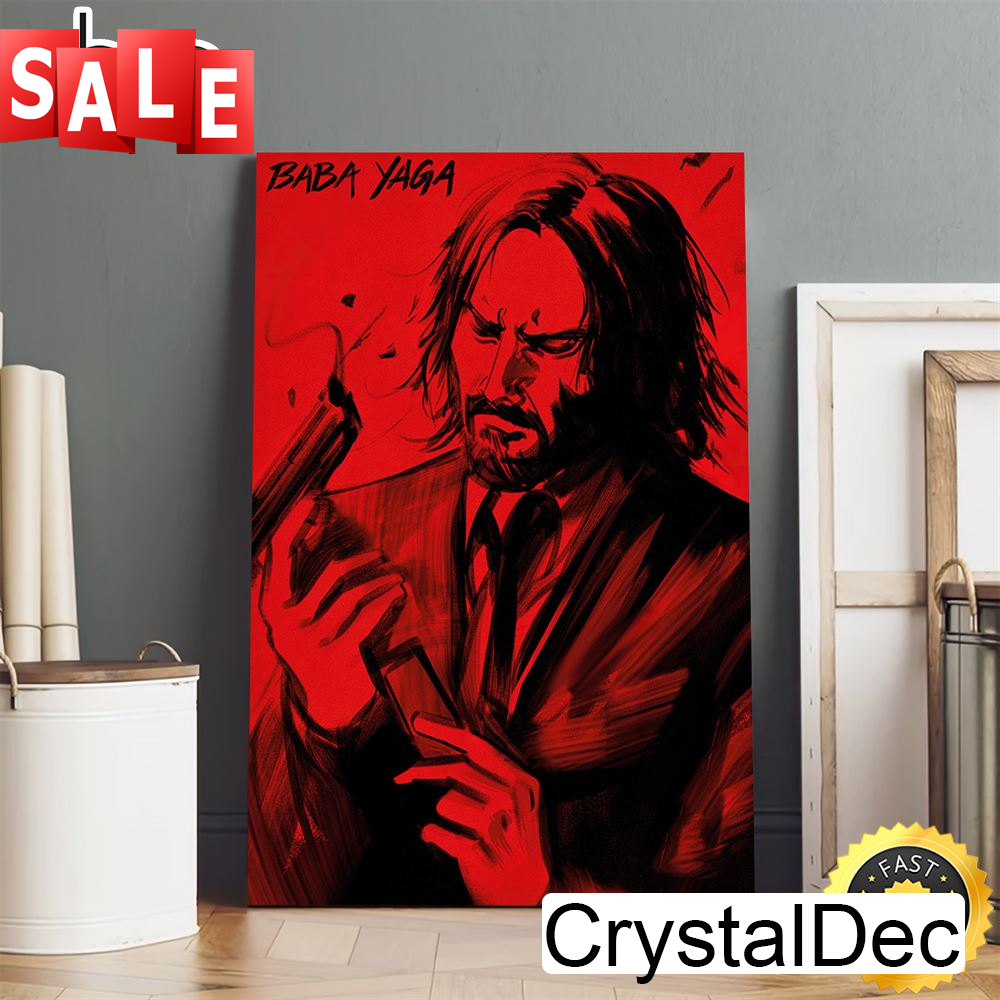 John Wick - Keanu Reeves Poster Canvas.jpg