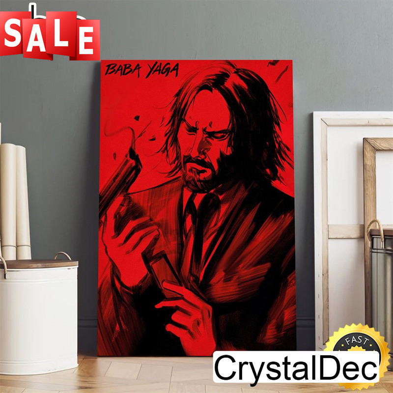 John Wick - Keanu Reeves Poster Canvas.jpg