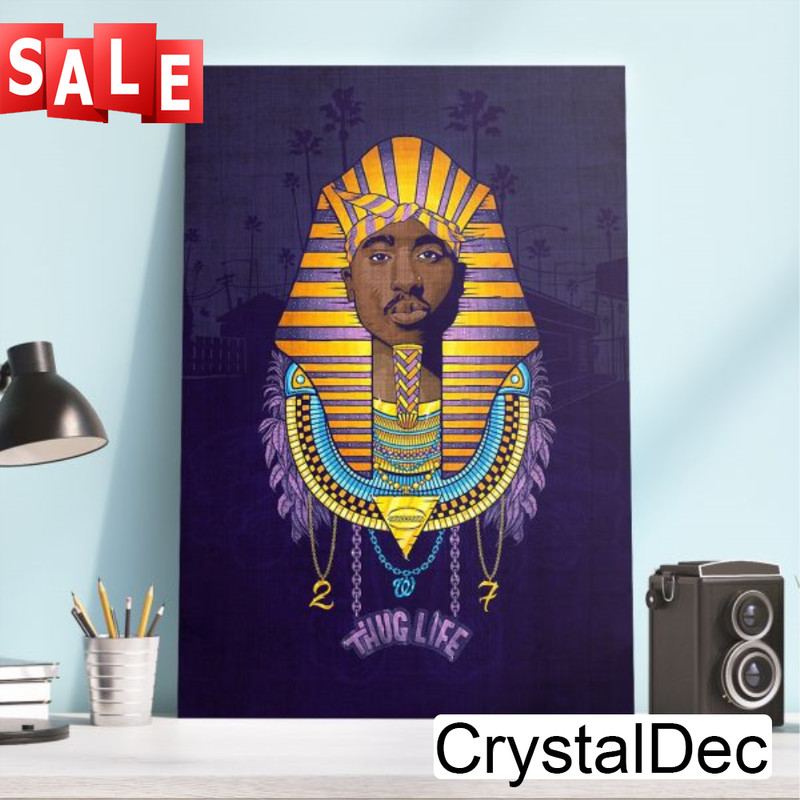 Tupac Tattoos Hip Hop 80s Poster Canvas.jpg