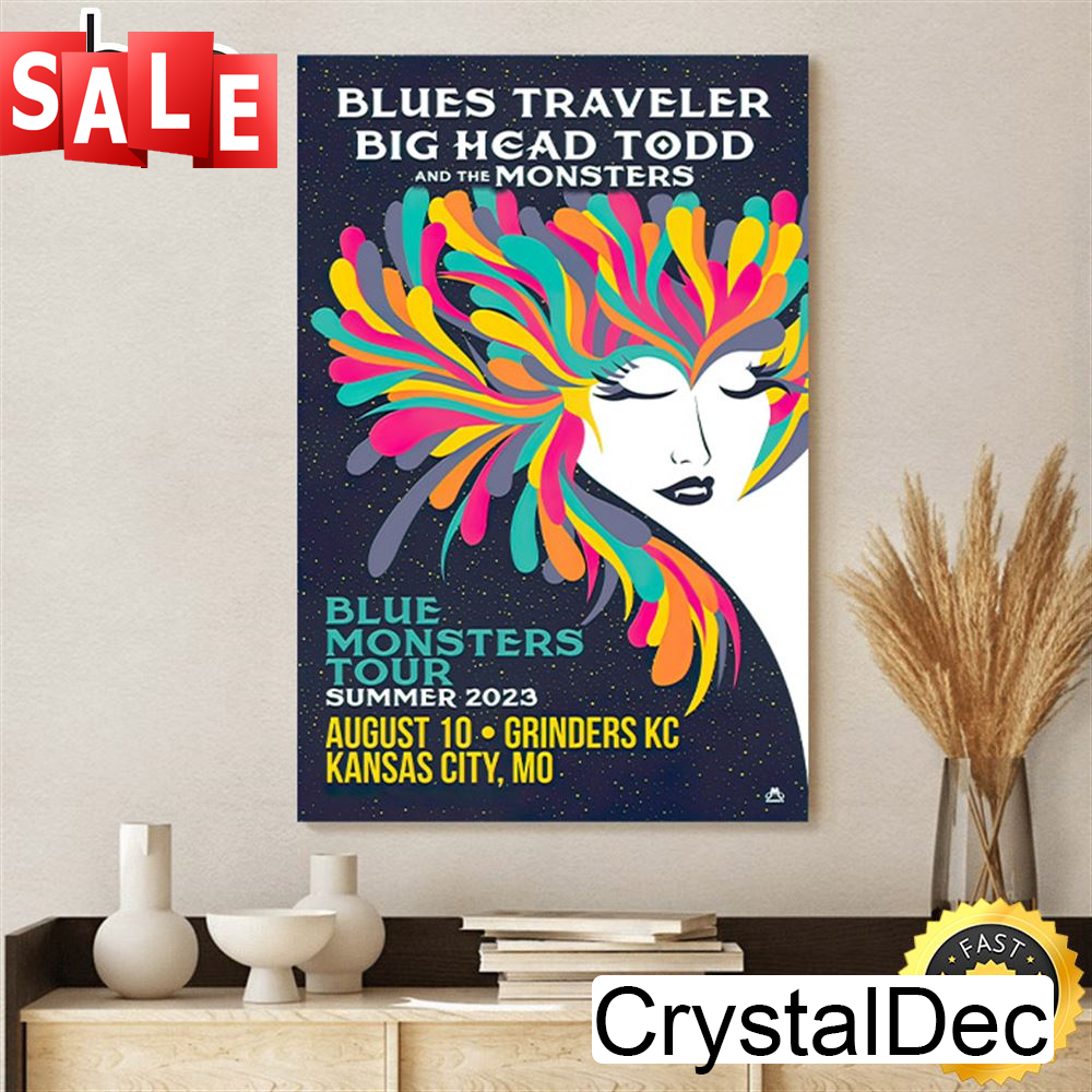 Blue Monsters Tour 8.10.23 Poster Canvas.jpg