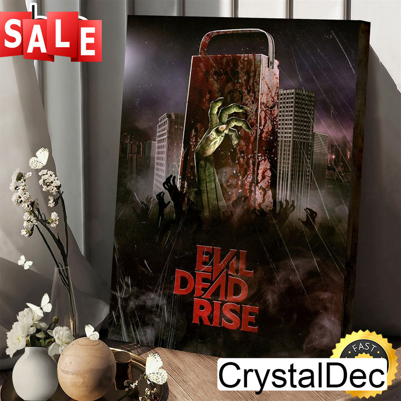 Evil Dead Rise Horror Hand Poster Canvas.jpg