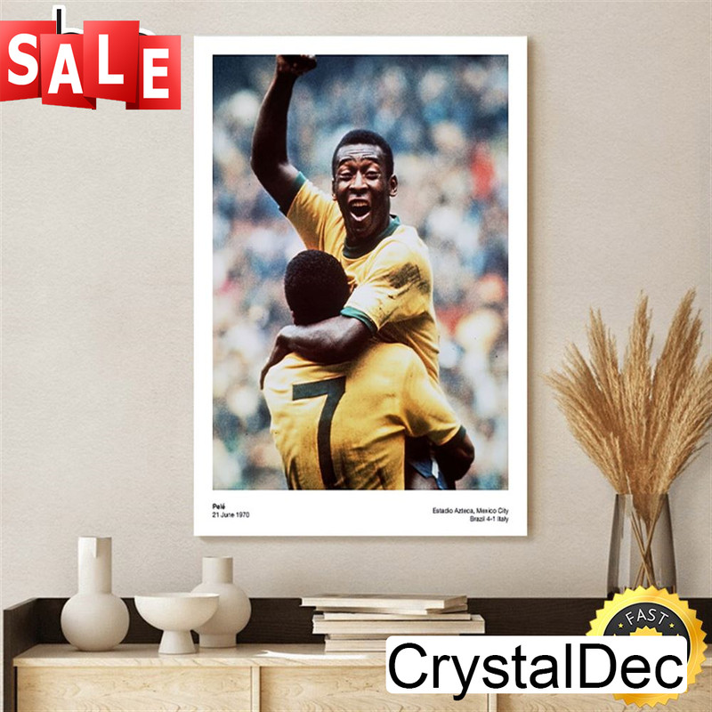 Pele Pop Art Print Vintage Canvas Poster.jpg