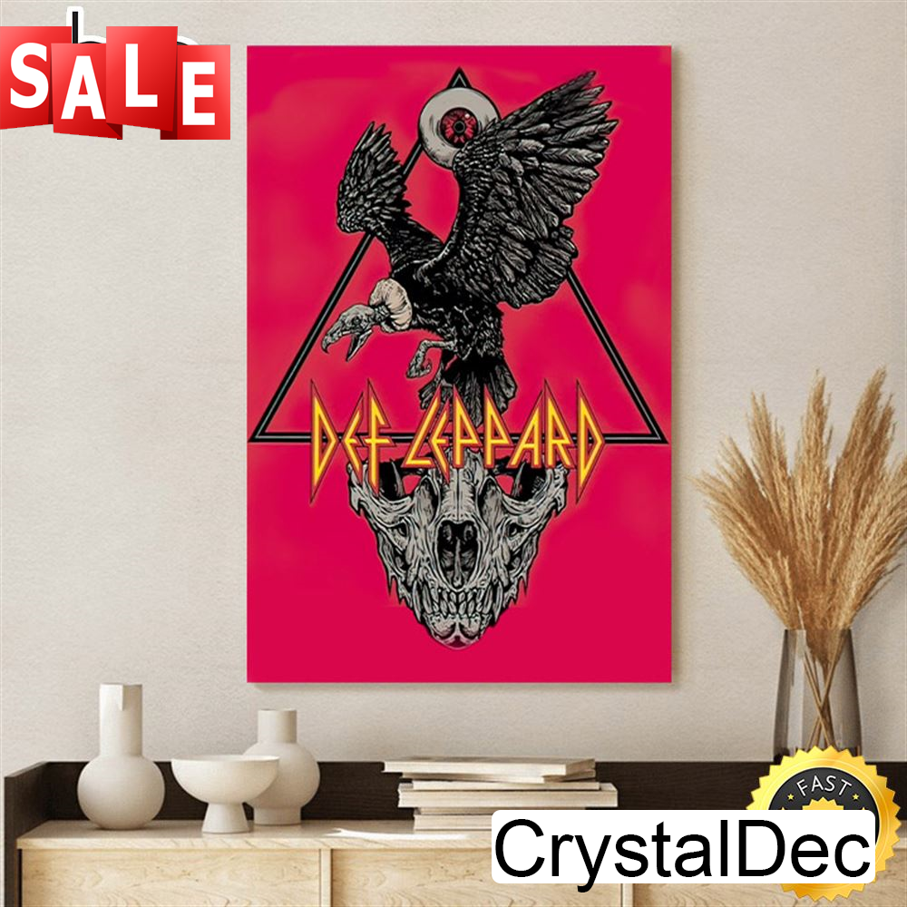 Def Leppard Chile Tour 2023 Poster Canvas.jpg