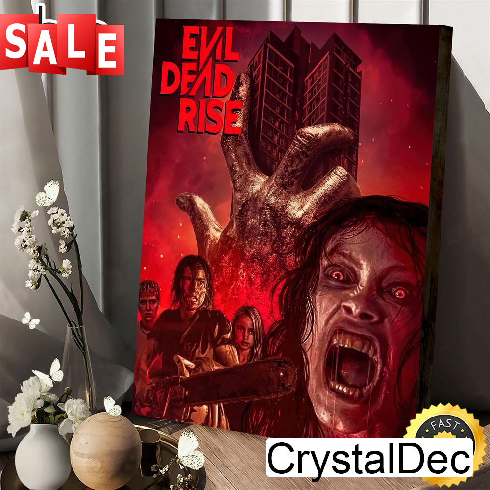 Evil Dead Rise Poster Movie Poster Canvas.jpg