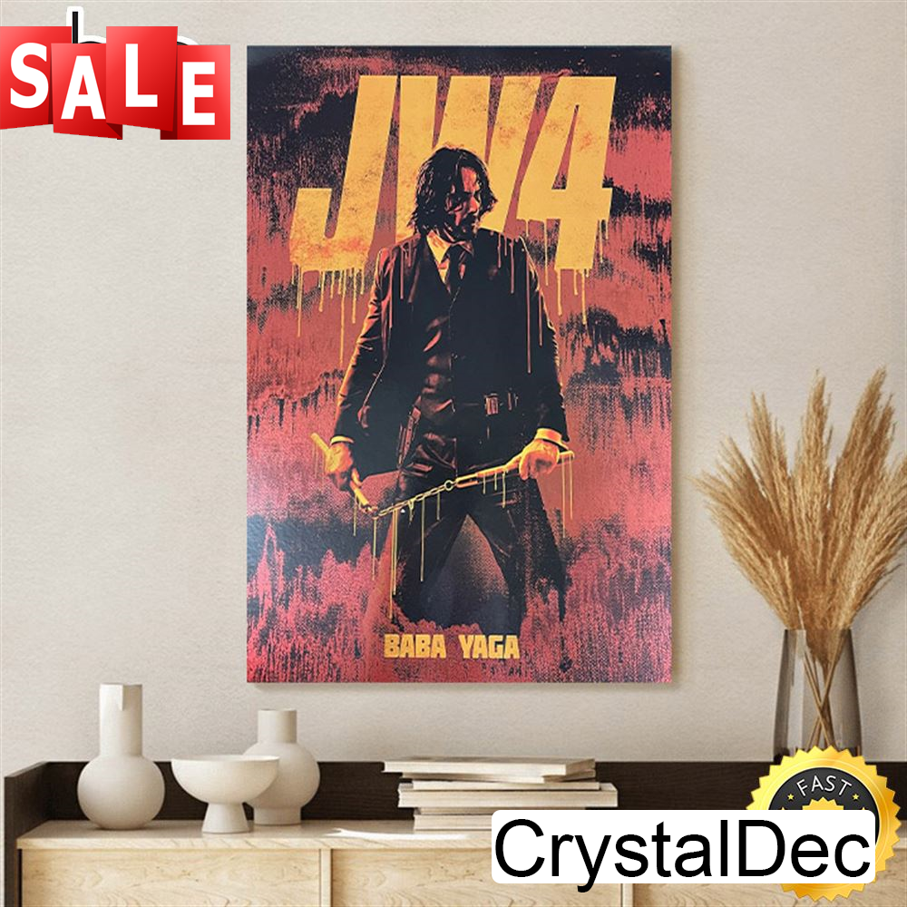 John Wick 4 Posteer Babayaga Poster Canvas.jpg