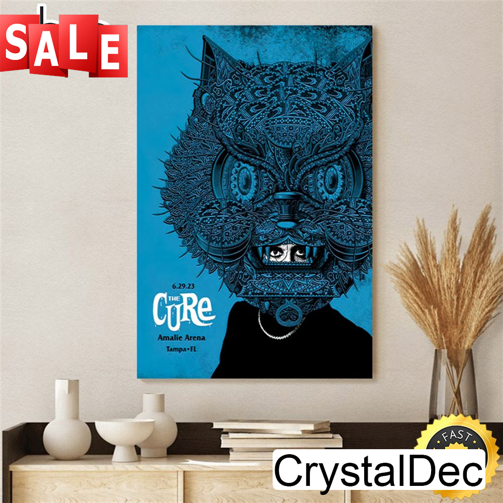 The Cure Tampa June 29, 2023 Poster Canvas.jpg