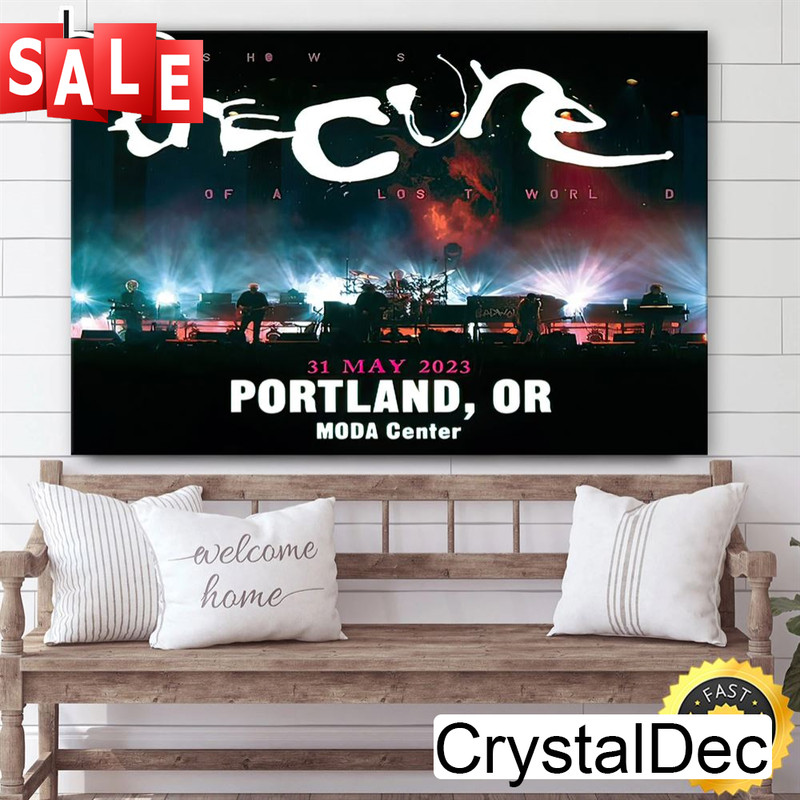 The Cure New  Tour 2023 Music Poster Canvas.jpg