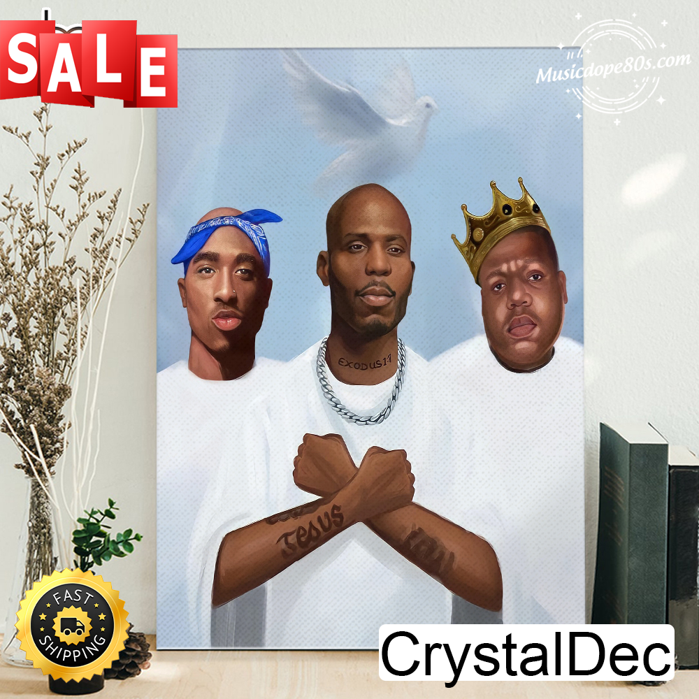2Pac, DMX And Biggie Legend Hiphop80s Canvas.jpg