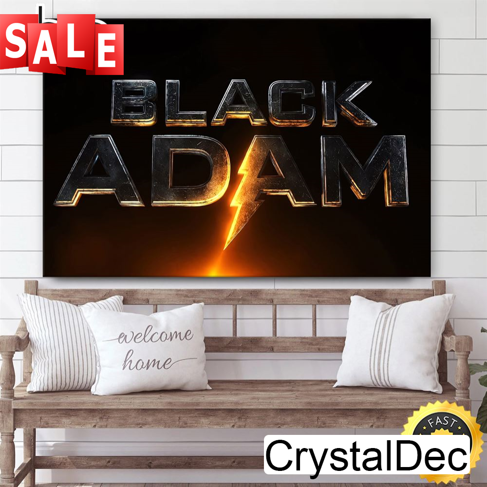 Dc Comics Black Adam Lightning Canvas Poster.jpg
