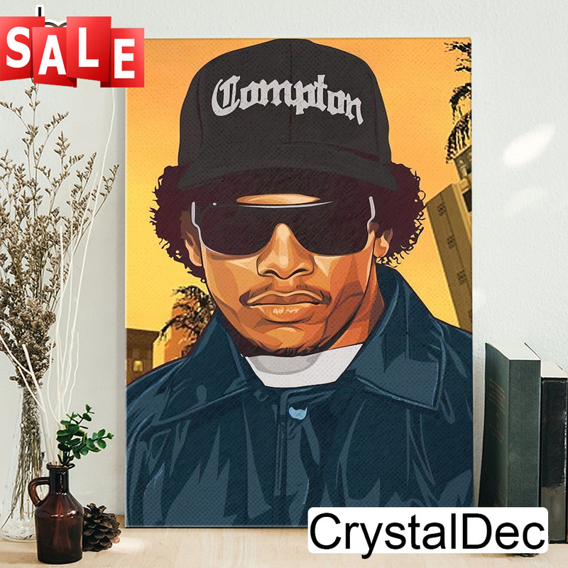 Eazy-e Portraiture Art Hip-hop Poster Canvas.jpg