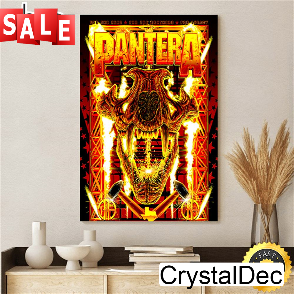 Pantera Houston August 17 2023 Poster Canvas.jpg