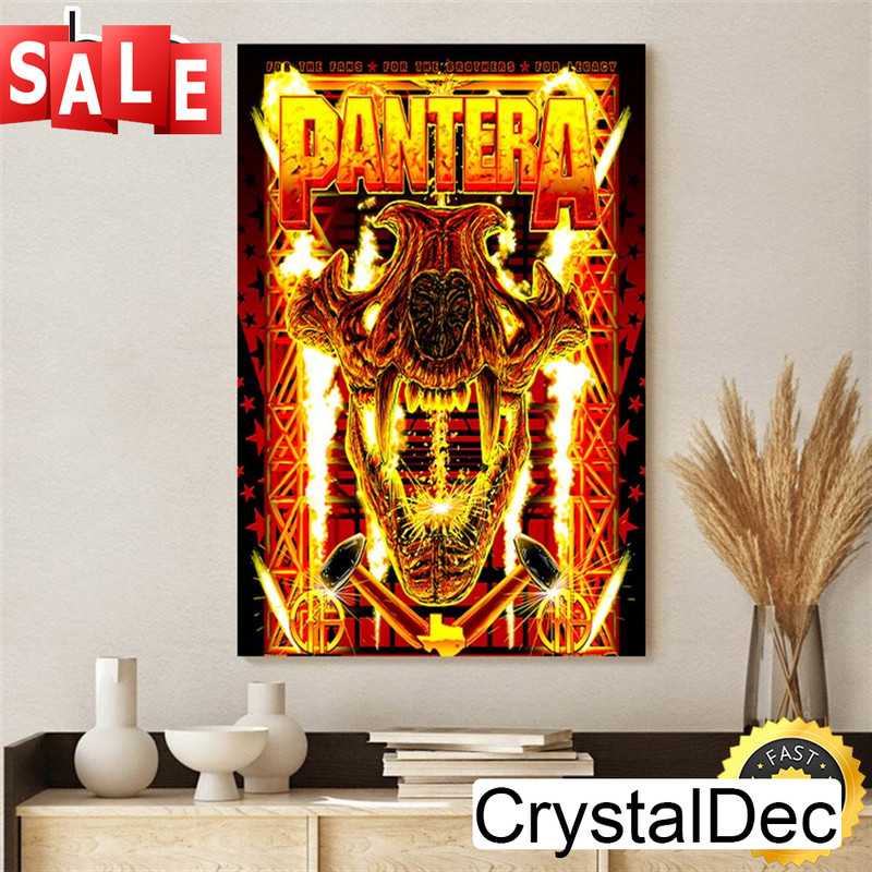 Pantera Houston August 17 2023 Poster Canvas.jpg