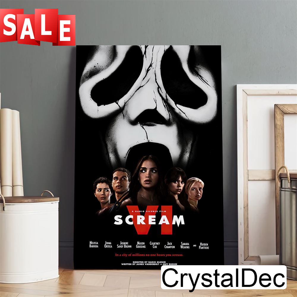 Scream VI A Radio Silince Film Poster Canvas.jpg